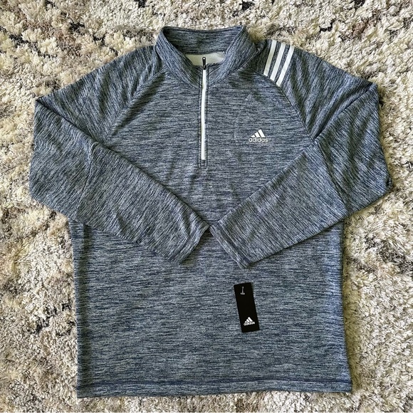 adidas Other - NWT Adidas Golf Shirt Blue Long Sleeve Size XL